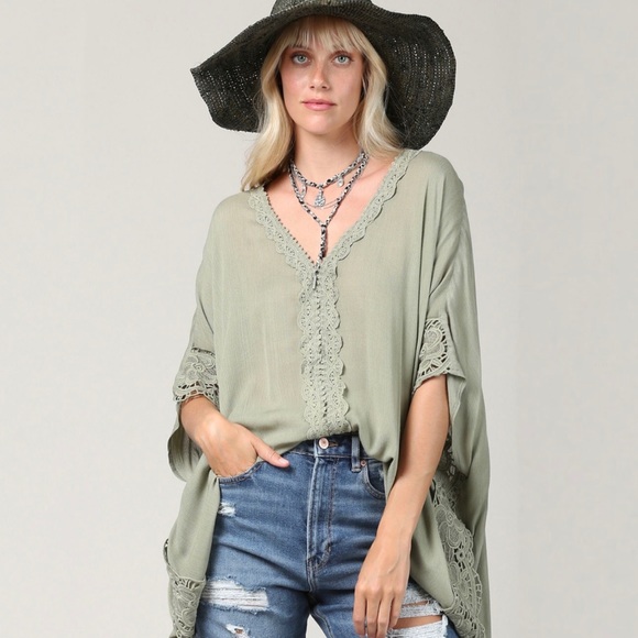 KyeMi | Yoryu Lace V-Neck Kimono - Picture 5 of 7